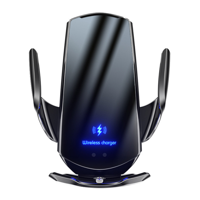 Hot Selling 15W Smart for Certified Wireless Car Charger Type-C Port Automatic Magnetic Clamping Phone Holder Infrared Sensor