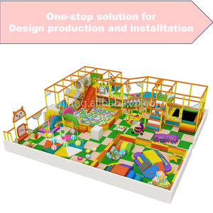 Combinación de equipo de patio de juegos para niños pequeños de interior suave, tobogán grande y pozo de <span class=keywords><strong>bolas</strong></span> con <span class=keywords><strong>parque</strong></span> de trampolines para ocasiones escolares - Product Image 5