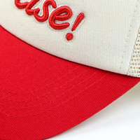 Gorra Deportiva de Verano de 5 Paneles, Gorra Trucker de Dos Tonos con Logotipo Bordado en 3D Personalizado