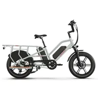 Sepeda Listrik Keluarga dengan Suspensi Penuh, Rem Hidrolik, Sensor Torsi, Peredam Kejut, Baterai Ganda Long-tail, dan Pengiriman dari Gudang EU