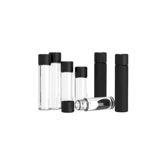 Custom Cosource Brand Clear Glass <strong>Tube</strong> Bottles CR Screw Cap Logo Hot Stamping Food Grade D22 <strong>X</strong> H75mm Model MC100015 - Product Image 6