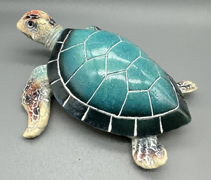 Estatua de Tortuga Marina de Espalda Plana, Diseño Toscano - Product Image 3