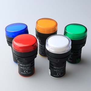 AD16-22DS High Brightness <strong>LED</strong> Power <strong>Indicator</strong> Lamps Panel <strong>Mount</strong> 22mm 12V 24V 220V 380V AD16 pilot Lights signal <strong>Indicator</strong> - Product Image 1