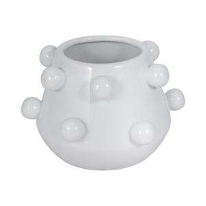 Vaso in ceramica a bolle coniche per decorazioni domestiche, soggiorno, giardino, espositore da scaffale - Product Image 1