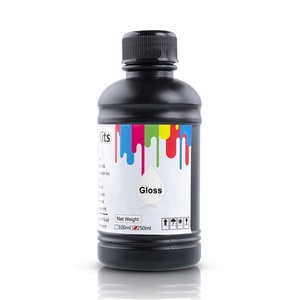 Tinta de Transferencia de Inyección de Tinta a Base de Aceite con Barniz UV Supercolor de 250 ml para Impresión Digital para Impresoras Epson XP600 L1800 R1390 L805 - Product Image 1