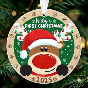 ZAGKOO Bumps Premier Noël Ornement de Noël - Design étoile/ailé de Noël/flocon de neige pour les parents et les grands-parents enceintes pour la première fois - Product Image 3