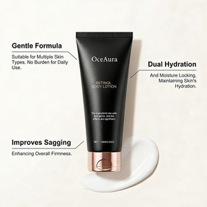 Loción corporal con retinol que hidrata suavemente el cuerpo y la piel, refrescante, suavizante e hidratante, loción para el cuidado diario. - Product Image 5