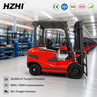 Forklift Listrik Bersertifikat CE, Penjualan Langsung Pabrik, Mendukung Ketinggian Angkat yang Dapat Disesuaikan untuk Pekerjaan Gudang Dalam Ruangan