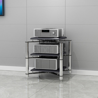 Cadre en acier DK-020 amplificateur de puissance armoire support de son support de son trépied absorbant les chocs équipement d'armoire de son