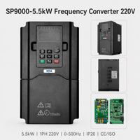 Variateur de fréquence SPX SP9000 5,5 kW, 220 V 50/60 Hz, préréglages multi-vitesses, variateur de vitesse réglable 0,75-630 kW