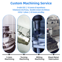 Petit MOQ disponible, fournisseur de services d'usinage CNC, composants de précision en aluminium sur mesure pour l'automobile/l'électronique