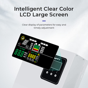 GT MPK-200 off-lưới MPPT năng lượng mặt trời charge <span class=keywords><strong>controller</strong></span> với LCD hiển thị 200A 5120 Wát Max <span class=keywords><strong>PV</strong></span> điện cho 12/24/48V năng lượng mặt trời hệ thống - Product Image 3