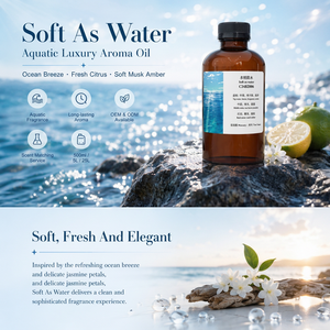 Olio Profumato Acquatico Morbido Come Acqua, Fragranza Limone Bergamotto <span class=keywords><strong>Brezza</strong></span> Marina Gelsomino, Olio Aromatico Personalizzato All'Ingrosso, Supporto OEM ODM - Product Image 1