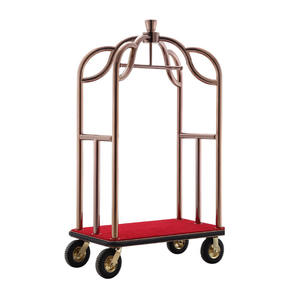 शीर्ष सेवा विंटेज तह होटल सामान गाड़ी ट्राली सामान बैरो सामान कारों के लिए होटल - Product Image 1