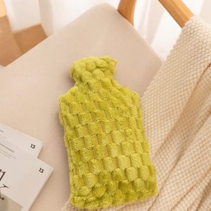 3L Extra Large Hot Water Bottle with Soft Plush Cover & Hand Pocket, Hot Cold Therapy <b>Pack</b> for Pain Relief Pink - Product Image 3