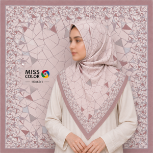 Foulard carré en mousseline turque imprimée de luxe, doux au toucher, respirant, pour femme, hijab, vente en gros, OEM - Product Image 5