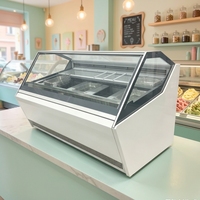 Vitrine réfrigérée commerciale sur mesure OEM à économie d'énergie pour l'affichage de produits de boulangerie