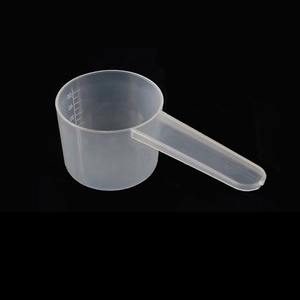 Cuchara Medidora de Plástico Blanca de 0.25ml 0.25g 1g 2g 3g 5g 10g 15g para Leche en Polvo, Té, Sal, Fondo Redondo y Plano, Medicina - Product Image 3