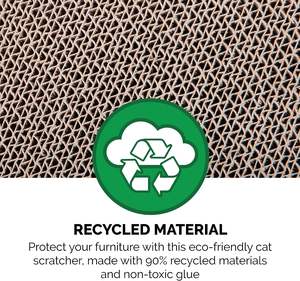 Juguete Interactivo para Gatos 3 en 1 a Precio de Fábrica, Rascador Redondo con Pista de Bolas de Madera, Estilo Clásico Navideño de Cartón - Product Image 5