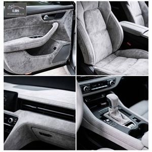 Film adhésif en <span class=keywords><strong>tissu</strong></span> velours suédé pour <span class=keywords><strong>toit</strong></span> de <span class=keywords><strong>voiture</strong></span>, facile à installer, isolation acoustique, imperméable, autocollant écologique - Product Image 6