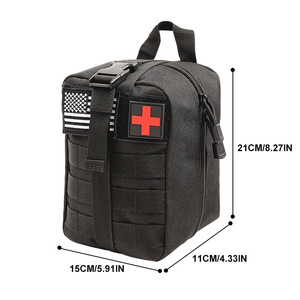 Kit <span class=keywords><strong>de</strong></span> <span class=keywords><strong>survie</strong></span> DIY <span class=keywords><strong>de</strong></span> 250 pièces avec sac compatible système Molle et <span class=keywords><strong>tente</strong></span> d'urgence noire - Product Image 4