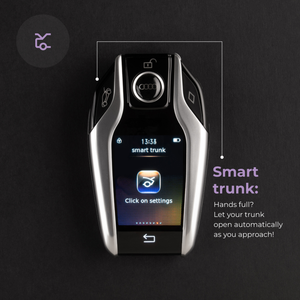 Keydroid Tron 2.0 (avec détection d'alcool) |   Clé de voiture intelligente avec écran tactile, légère |   Entrée sans clé pour toutes les voitures - Product Image 3
