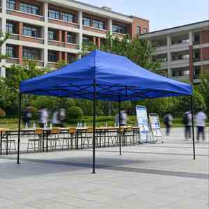 3x4.5m All Weather Camping <b>Tent</b> Glossy Black Hexagonal Poles Windproof <b>Waterproof</b> <b>Tent</b> - Product Image 1