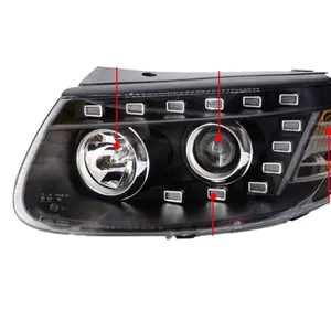 Hot-selling high-quality Auto Accessories Modified Headlight for Hyundai Santa Fe headlamp 2006-2012