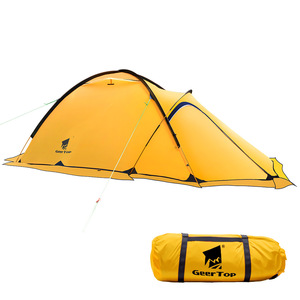 Tente de montagne, équipement de plein air, <span class=keywords><strong>survie</strong></span> polaire, randonnée en pleine nature, jupe de neige, nylon double couche 3000 mm, tente de camping - Product Image 5
