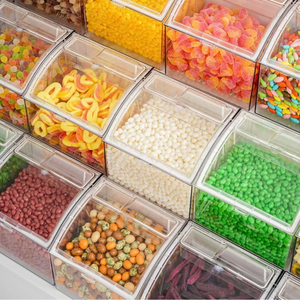 ECOBOX Hộp Đựng Bỏng Ngô Bằng Nhựa <span class=keywords><strong>Acrylic</strong></span> Trong Suốt Kẹo Ngọt Hộp Đựng Thức Ăn Trưng Bày Số Lượng Lớn Bằng <span class=keywords><strong>Acrylic</strong></span> Hạt Kẹo - Product Image 3