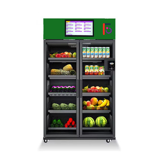 24 giờ tự động tự phục vụ rau quả tươi Máy bán hàng tự động tủ lạnh thông minh ai Máy bán hàng tự động với camera kép - Product Image 3