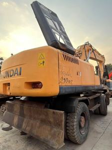 Excavadora de ruedas Hyundai 210W-7 usada de alta calidad, engranaje de bomba Cummins, alto rendimiento, 220-7, maquinaria de construcción de 22 toneladas, Corea - Product Image 4