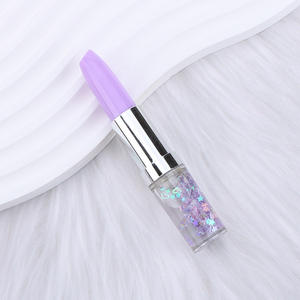 Creatieve lippenstiftvormige gelpen, schattig studentenprijs-kantoorartikel, vloeibaar zand met glitter, reclamegeschenk, 0,5 mm, plastic, kantoor - Product Image 6