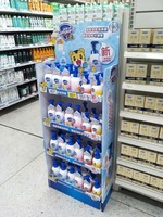 Usine En Gros Carton Ondulé Pet Chien Chat Produits Alimentaires Présentoir pour Magasin Magasin Utilisation