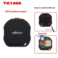 Moniteur d'activité étanche TKSTAR TK1000 pour véhicules, enfants et animaux de compagnie, avec bouton SOS, application gratuite et suivi en ligne sur PC
