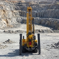 Foreuse hydraulique complète sur chenilles HW-600S pour puits d'eau, machine de forage géothermique de 600 m de profondeur, foreuse pneumatique