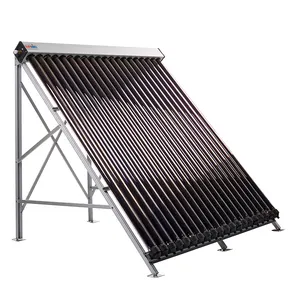 20 Tubes Manufacture Top Sales High Efficiency Heat Pipe Vacuum Glass Solar Heater collector for water heater
