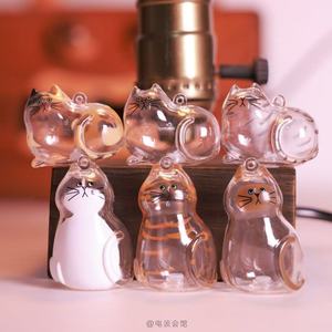 Transparent Cat Hair Storage Capsule Pendant Keychain Charm Pet <b>Memorial</b> <b>Keepsake</b> Acrylic Plastic Case Wholesale Gift for Cat - Product Image 4