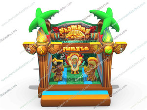 Parc d'attractions gonflable Île au <span class=keywords><strong>trésor</strong></span> des pirates, château gonflable, toboggan, aire de jeux gonflable à vendre - Product Image 4