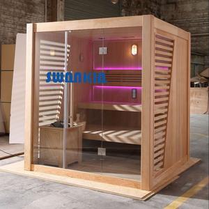 Sauna à vapeur sèche intérieur Canadian Hemlock Offre Spéciale 2 personnes avec <span class=keywords><strong>lit</strong></span> allongé pour la détente - Product Image 6