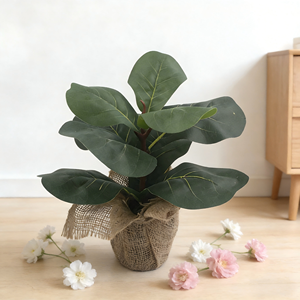 <span class=keywords><strong>Maceta</strong></span> Cuadrada de Hormigón Color Terracota con Arreglo de <span class=keywords><strong>Lavanda</strong></span> y Margaritas Artificiales - Decoración de Interiores - Product Image 5