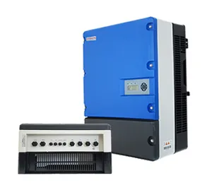 HOBER MPPT Vfd 55kw Inverter Pompa Tenaga Surya Hibrida, Tiga Fase Ip65 Tangki Sensor Suku Cadang Program Warna Mendukung Output