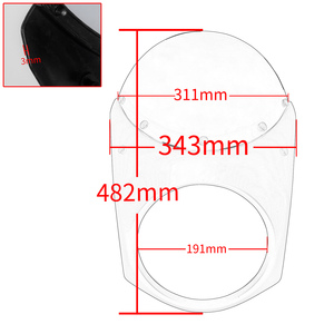 Pare-brise avant pour moto Honda <span class=keywords><strong>CB1000R</strong></span> 2018-2020 CB650R 2019-2022, accessoires de protection de phare - Product Image 5
