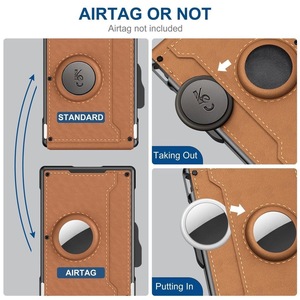 İnce RFID Engelleyici Erkek PU Deri Kartlık Cüzdan, Otomatik Kart Çıkarma Özelliği ve Güvenli Hırsızlık Önleyici Tasarım ile Günlük Kullanım İçin - Product Image 5