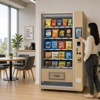 Máquina Expendedora Inteligente de 60 Selecciones con Pantalla Táctil Android de 10.1 Pulgadas, Gestión en la Nube, Pago sin Efectivo MDB, Refrigerada de 4-25 °C