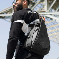 TANGCOOL Sac à bandoulière pour homme avec chargement USB, antivol, résistant à l'eau, sac à dos Oxford pour tablette de 9,7 pouces