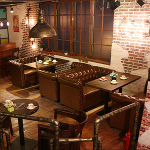 Cabina de cuero PU de lujo ligera personalizada UShape restaurante Club Bar sofá <span class=keywords><strong>discoteca</strong></span> conjunto de muebles de sofá Hotel Bar muebles de restaurante - Product Image 4
