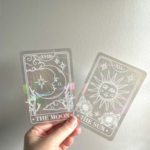 कस्टम प्रिंटिंग ओरेकल कार्ड कस्टम गोल्ड फ़ॉइल स्वेरी एफ़िमेशन डेक टैरो प्लेइंग कार्ड्स - Product Image 5