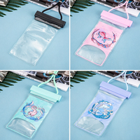 Haute qualité universel personnalisé ajuster collier sac de téléphone portable écran tactile Tpu pochette de téléphone étanche pour iphone Sumsung Galaxy