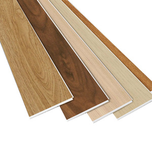 Revêtement de sol en plastique SPC personnalisé, motif en chevrons, PVC, système d'assemblage par clips, bois, intérieur, auto-installation - Product Image 1
